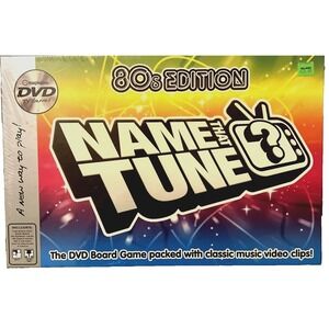 80s Music Trivia DVD Board Game Name That Tune Retro Party Family Night Fun Gift